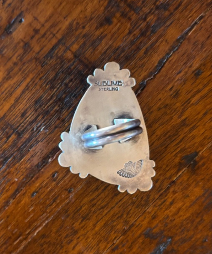 Sublime Silver Wild Horse Statement Ring/size 8 - image 4