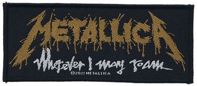 Metallica Patch  Wherever I May Roam schwarz/weiß/gelb Standard