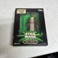 STAR WARS Mace Windu Episode I Sneak Preview Power of the Force 3.75 Inch Figure
