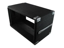 PROCRAFT 6U 12" Deep Rack Case in Black Carpet Wrap - Side Handle w/ Rack Screws