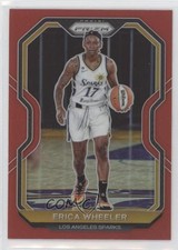 2021 Panini Prizm WNBA Red Prizm /299 Erica Wheeler #45 5ub