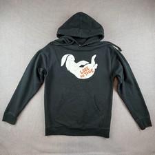 Love On Tour Bunny Hoodie Size Medium Black Harry Styles Hooded Pullover Men's