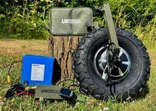 UKBC Premium Electric Power Barrow Wheel Conversion Kit For Carp Porter MK2