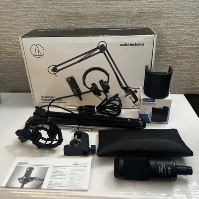 Audio-Technica AT2035PK Streaming/Podcast Studio Mic Pack w/ Boom NO HEADPHONES!