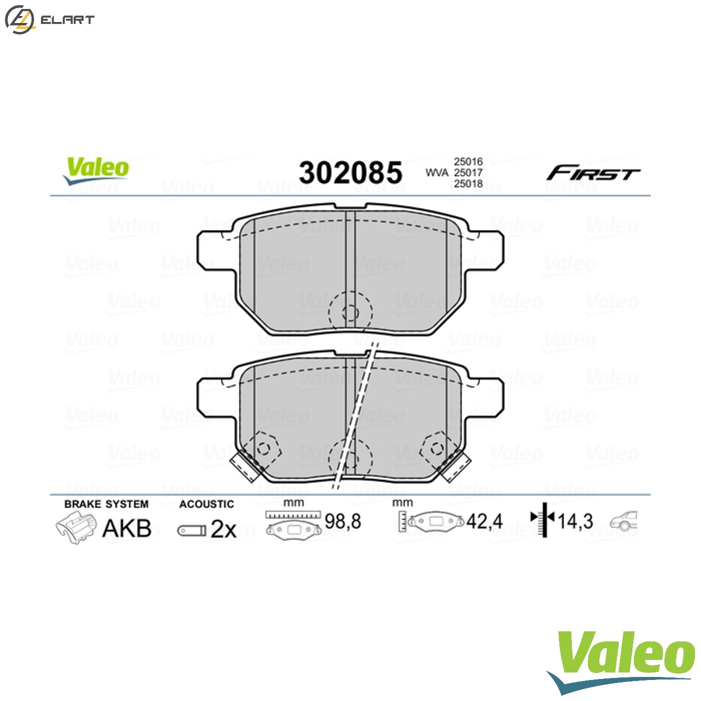 BRAKE PAD SET DISC BRAKE 302085 FOR ASTON MARTIN LEXUS TOYOTA COROLLA/QUEST 1.3L