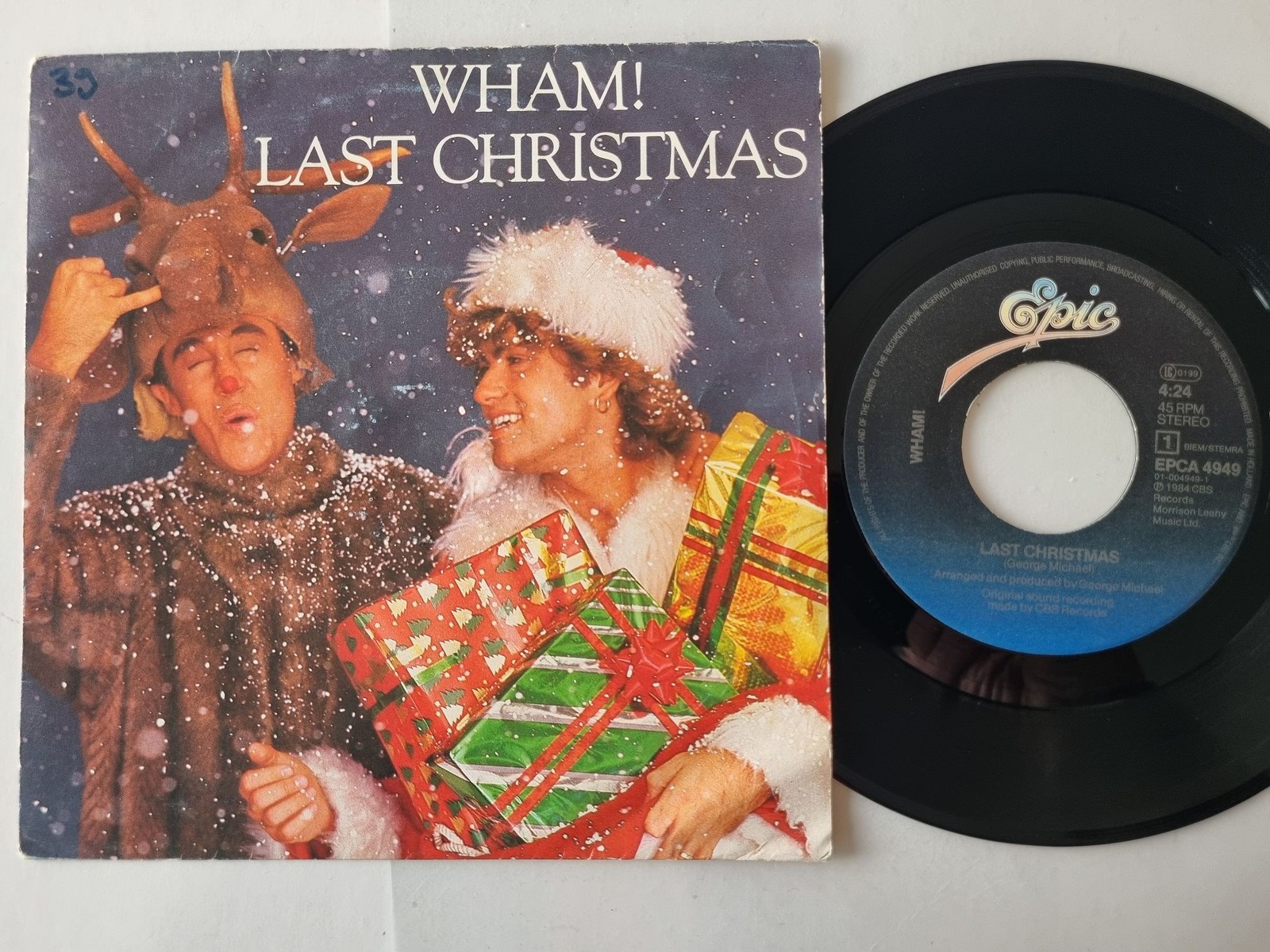 Wham!/ George Michael - Last Christmas / Everything She Wants 7'' Vinyl Holland