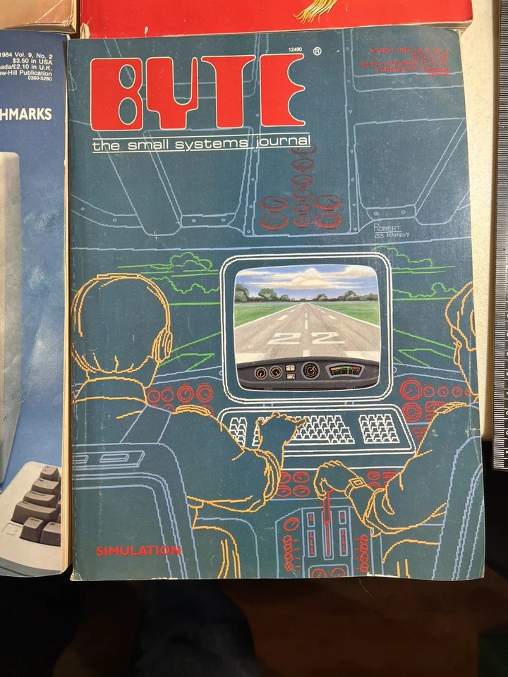 Byte Magazine Small Systems Journal Lot of 9 From 1984 Vintage Computing Jan-Aug - Image 4 of 4