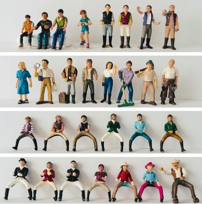 Schleich Menschen Mädchen Frau Mann Reiter für Pferde Western Personen Figuren