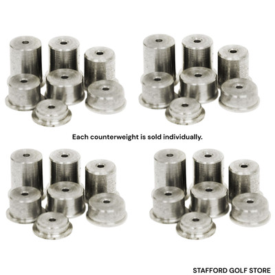 Golf Club Counterweights For Steel & Graphite Shafts Butt Weights 8g-40g - NEW