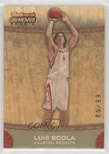2007-08 Topps Trademark Moves Rookie Orange 89/99 Luis Scola #76 Rookie RC 6ns