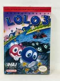 NES Nintendo - Adventures of Lolo 3 - CIB Completo en Caja - CAJA LIMPIA / Probado
