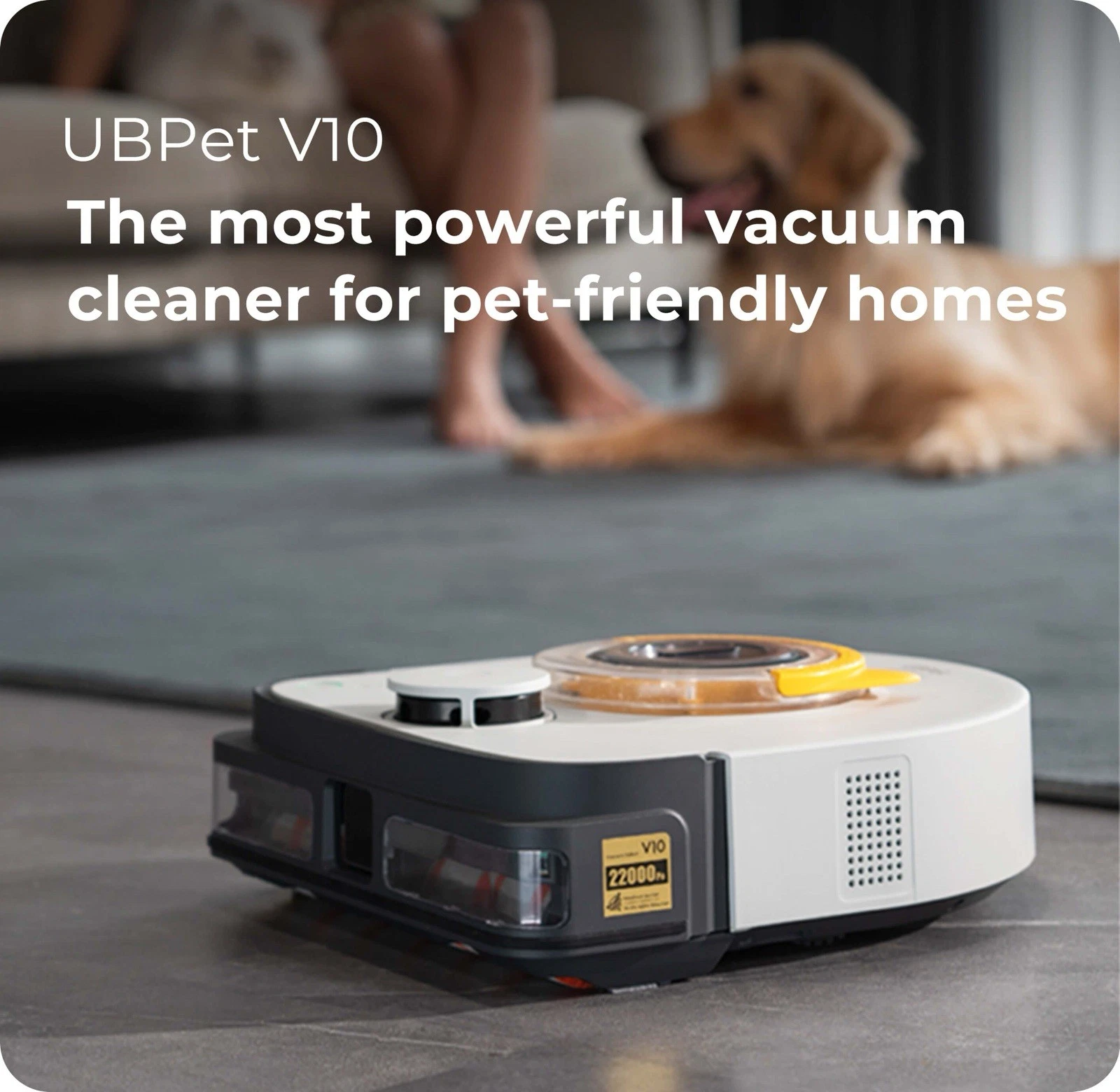 UBPET 22000Pa Robot Vacuum Cleaner V10