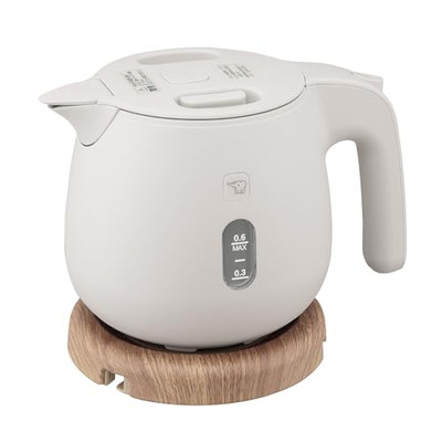ZOJIRUSHI CK-SA06-HZ Electric Kettle 0.6L Compact Cup Sand Gray
