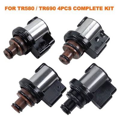 4x Torque Converter AWD Pressure Control & Lock-Up Solenoid For Subaru TR580/690