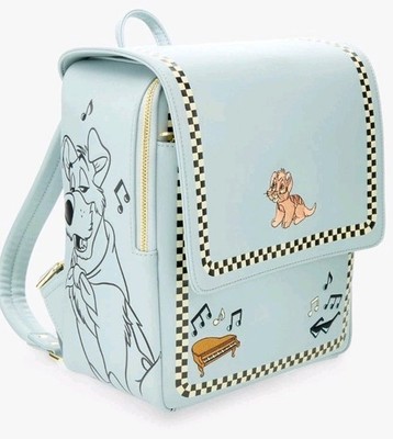NEW Loungefly Disney Oliver and Company Oliver Music Musical Notes Mini Backpack