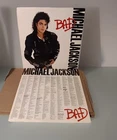 Michael Jackson - Bad VINYL LP VG 1987 1st Pressing Epic ‎– OE 40600 Gatefold