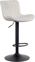 Barhocker Linus Samt Creme