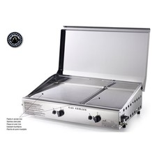 Barbecue Ompagrill 4071/COVER/M Plancha Double Duegas Inox satinato