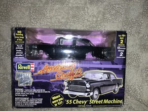 Revell 2000 american graffiti 55 chevy street machine (A21