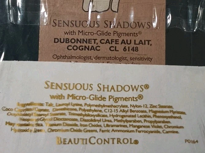 Beauticontrol Dubonnet, Cafe Au Lait, Cognac Sensuous Eye Shadows -NOS Sealed - Image 4 of 4