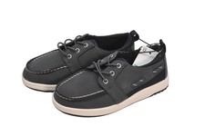 Kohl's Maddox Navy Shoes Boys Size 12 Blue Boat Dress Lace Up Comfort Casual