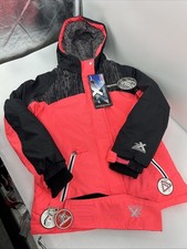 NWT Girls ZeroXposur Pink Black Heavyweight Waterproof 3 In 1 Coat SIZE M 10/12