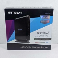  CLEAN NICE   Netgear Nighthawk AC1900 WiFi Cable Modem Router Model C7000