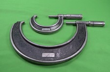 2 Vintage J.T. Slocomb Micrometer Machinist Tool,1 To 2",4 to 5"Made in USA,Y