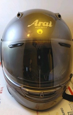 Arai Signet GT Full Face Motorcycle Helmet Size Adult XXL 2XL Dark