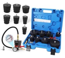 Turbo System Leakage Tester Kit with 4 Pairs of Stepped Adapters 1-3/8" to 3