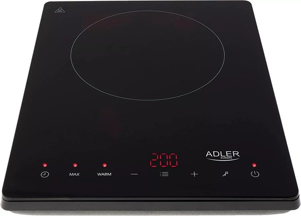 Adler AD6513 Induktionskochfeld 1 Platte 2000W Induktionskochplatte Herdplatte-image