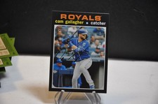 2020 Topps Heritage baseball cards #299 Cam Gallagher Kansas city royals  mlb