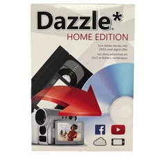 Pinnacle Dazzle Home Edition Home Movies to DVD & Digital Converter EUC