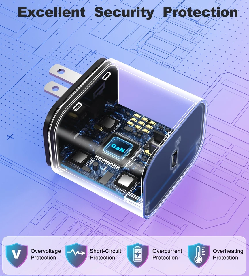 Charger 60W Fast Charging for Switch 2, AC Adapter Power Supply+ 5FT USB C Cable - Image 4 of 4