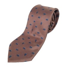 Vintage Michael Reed NeckTie Mens Silk Pink Mauve Paisley Preppy Formal Workwear