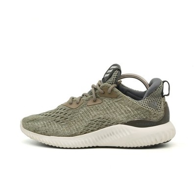 adidas Damen Alphabounce BW1191 Sneaker Oliv Mesh Niedrig Laufschuh EU 36 2/3