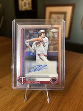 2025 Topps Chrome Update Alan Roden RC Auto