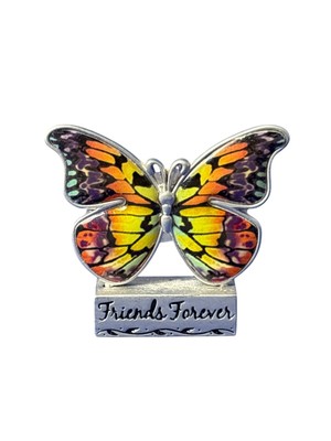 Ganz Friends Forever Butterfly Metal Figure Desk Shelf Sitter