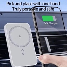 Magnetic Wireless Car Charger Mount Holder For iPhone Magsafe 15 14 13 12 Pro Ma