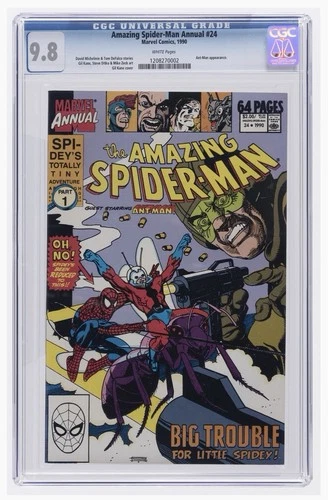 Amazing Spider-man Annual 24 Cgc 9.8 Marvel 1990 white Pages
