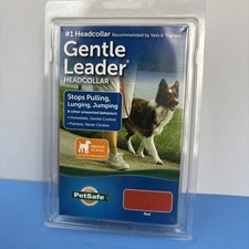PetSafe Gentle Leader Dog Headcollar Medium Size Red 25-60lb