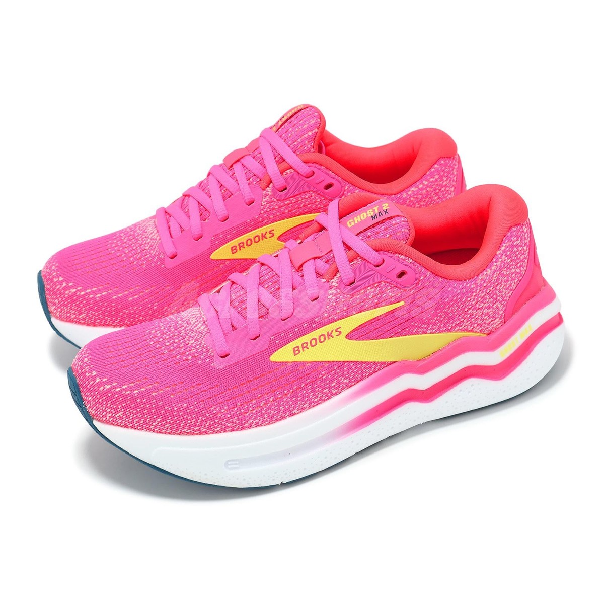 Brooks Ghost Max 2 Pink Lemon Tonic Women Road Running Shoes