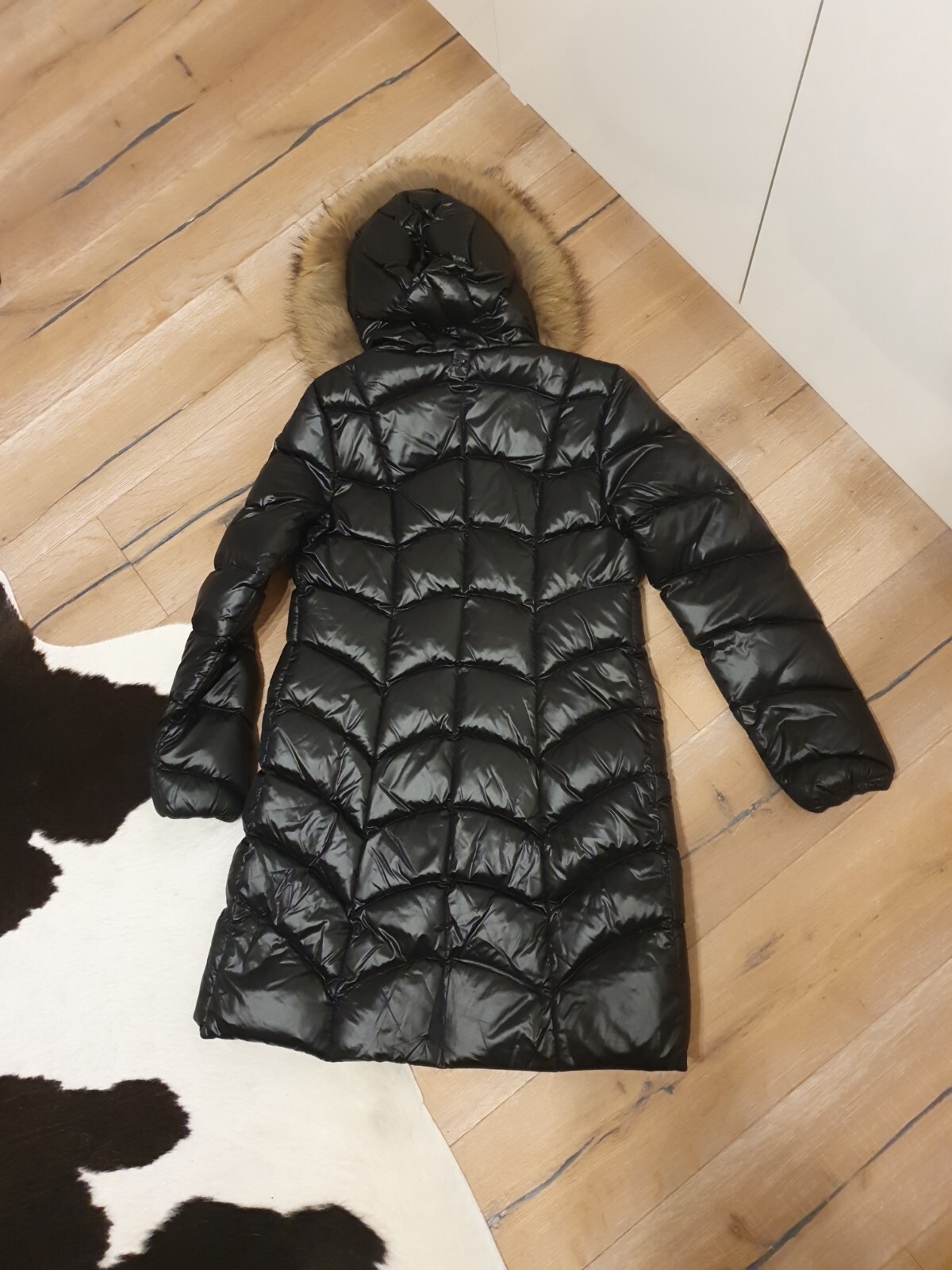 Moncler Mantel Damen Schwarz Gr.4 Gr.38/40 eBay