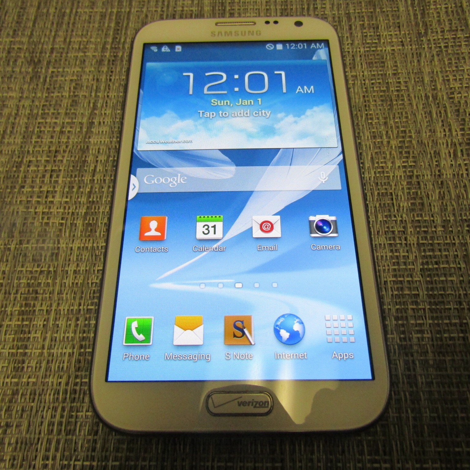 SAMSUNG GALAXY NOTE II (VERIZON WIRELESS) CLEAN ESN, WORKS, PLEASE READ ...