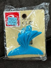 Vintage Retro 1986 GOODY Pin Up Clip Hair Butterfly Clamp Fashion Blue 599 NEW