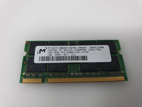 Apple MacBook Pro A1211 2006 15" Memory RAM 1GB PC2-5300S MT16HTF12864HY-667B3 - Picture 4 of 8