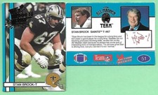 1990 Action Packed Football - The All-Madden Team - Stan Brock #51 Saints👍