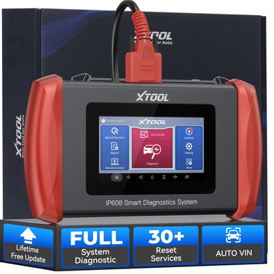 XTOOL IP608 OBD2 Diagnosegerät Vollsystem-Diagnosewerkzeug Codeleser 30+ Reset
