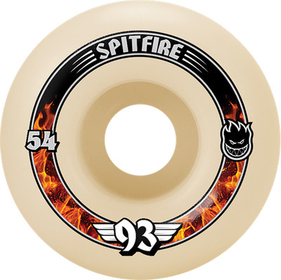 Spitfire Formula Four F4 Radial 54mm 93a Skateboard Wheels