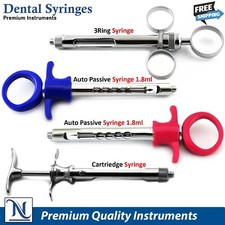 Dental Anesthetic Self Aspirating Syringes 1.8ml Auto Passive Syringe Set